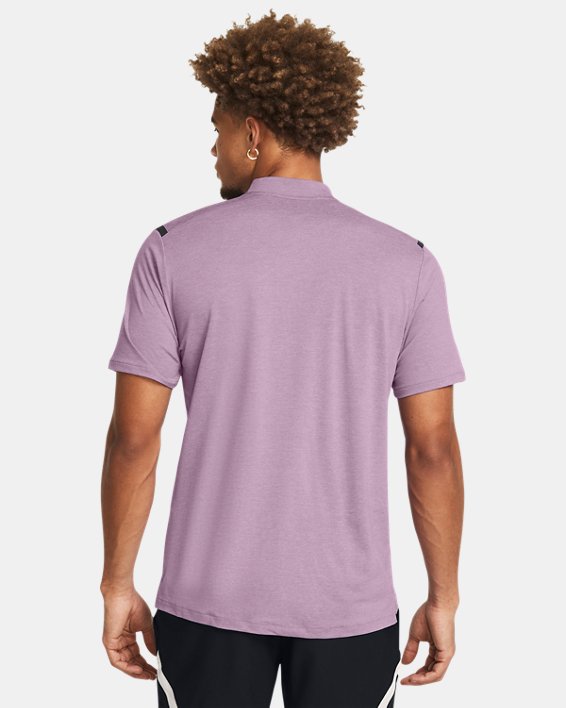 Men's Curry Splash Polo in Purple image number 1